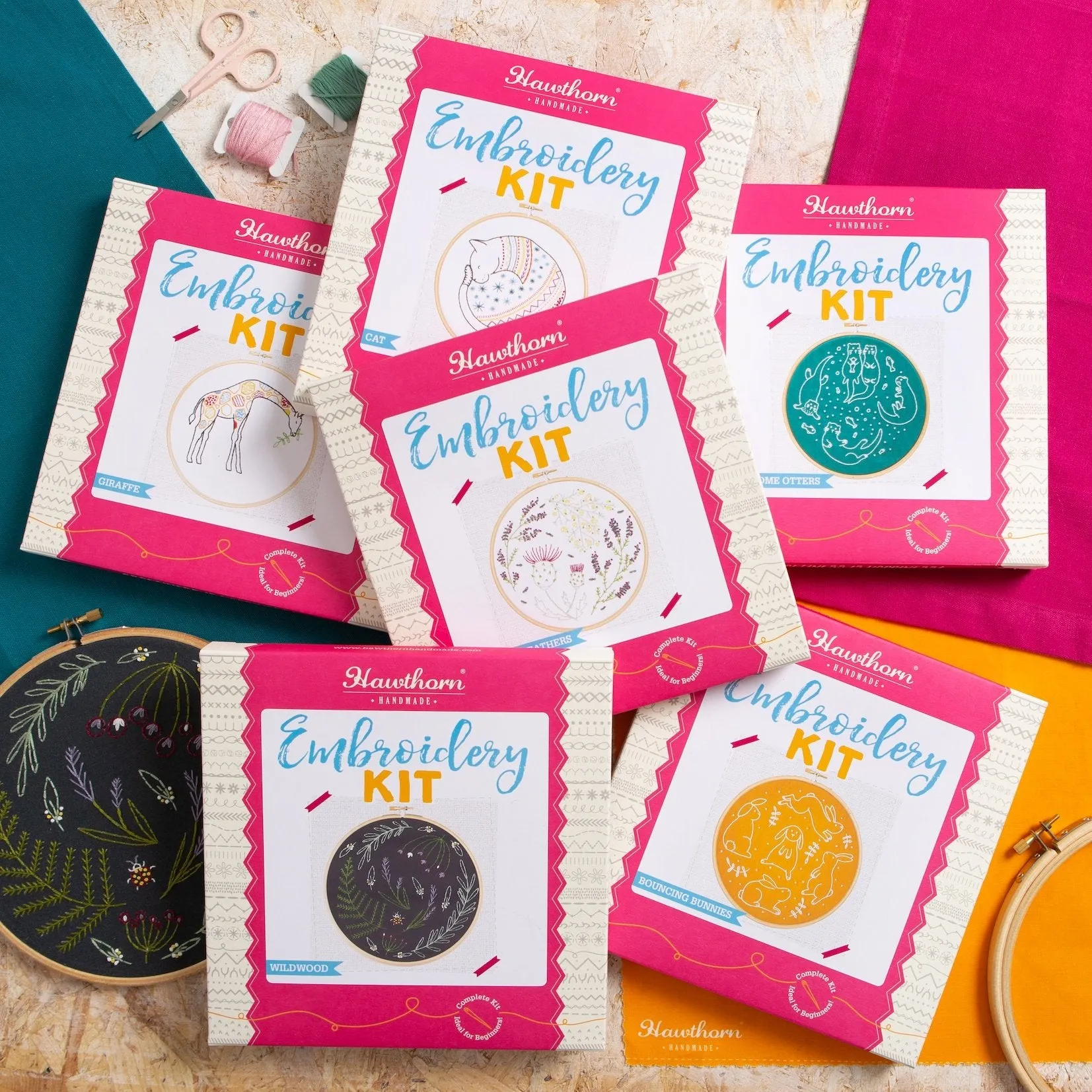 Black Cat Embroidery Kit