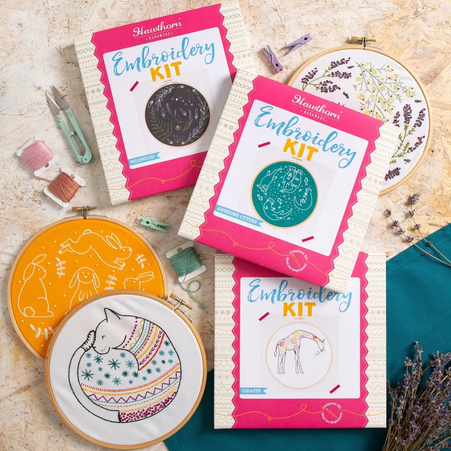 Black Cat Embroidery Kit
