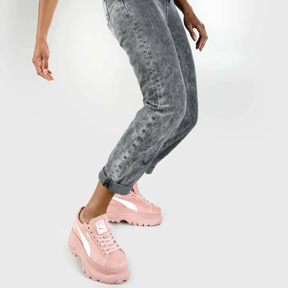 Buffalo London Boots Shoes Plateau Schuhe Classic PUMA X BUFFALO LONDON ROSA