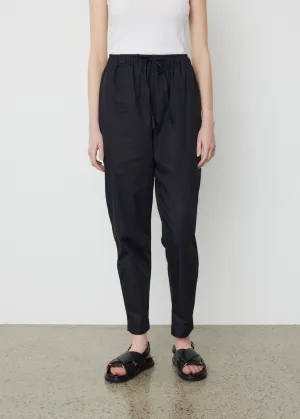 Contrast Stitch Poplin Pant