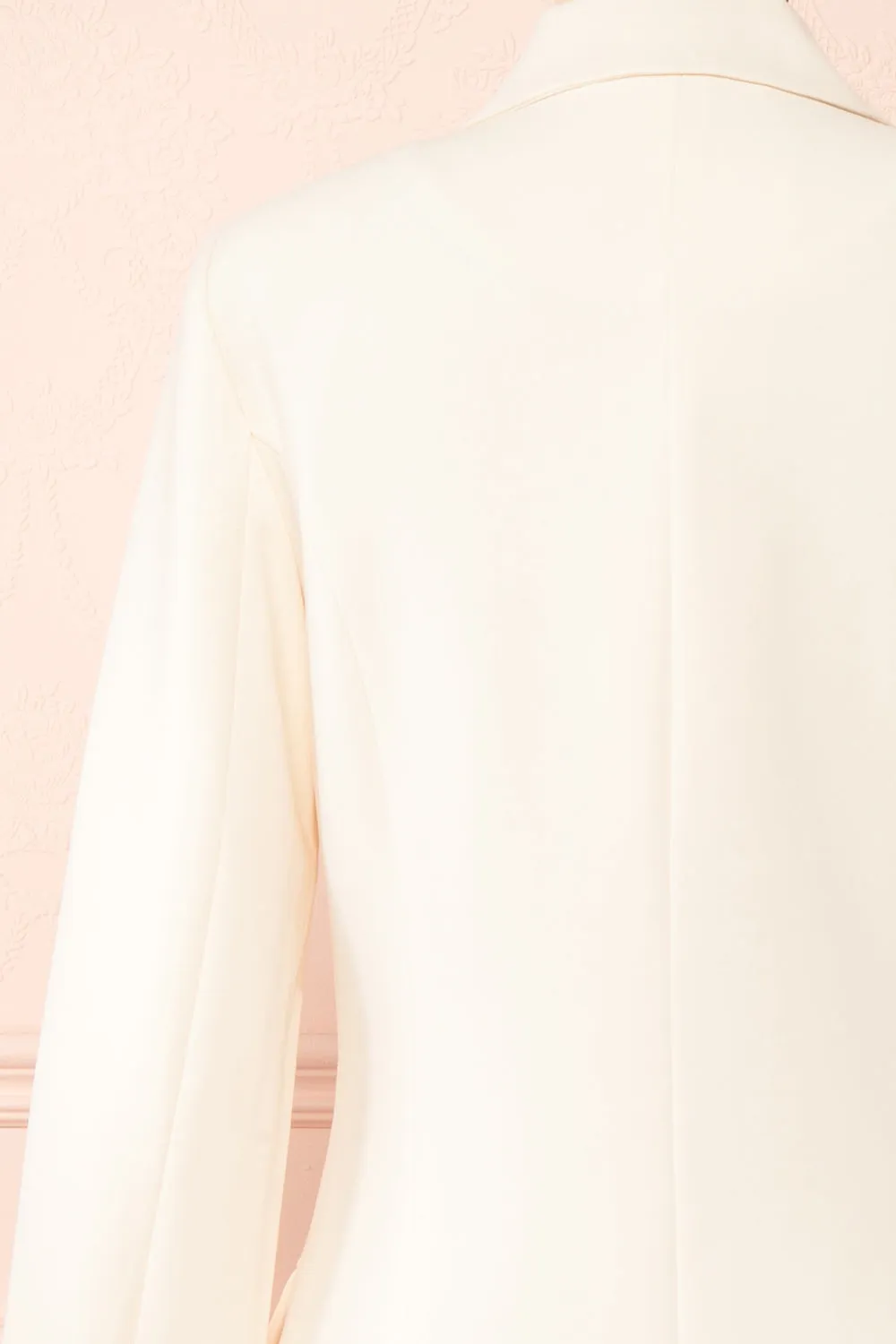 Mirkaa | Ivory Double-Breasted Blazer