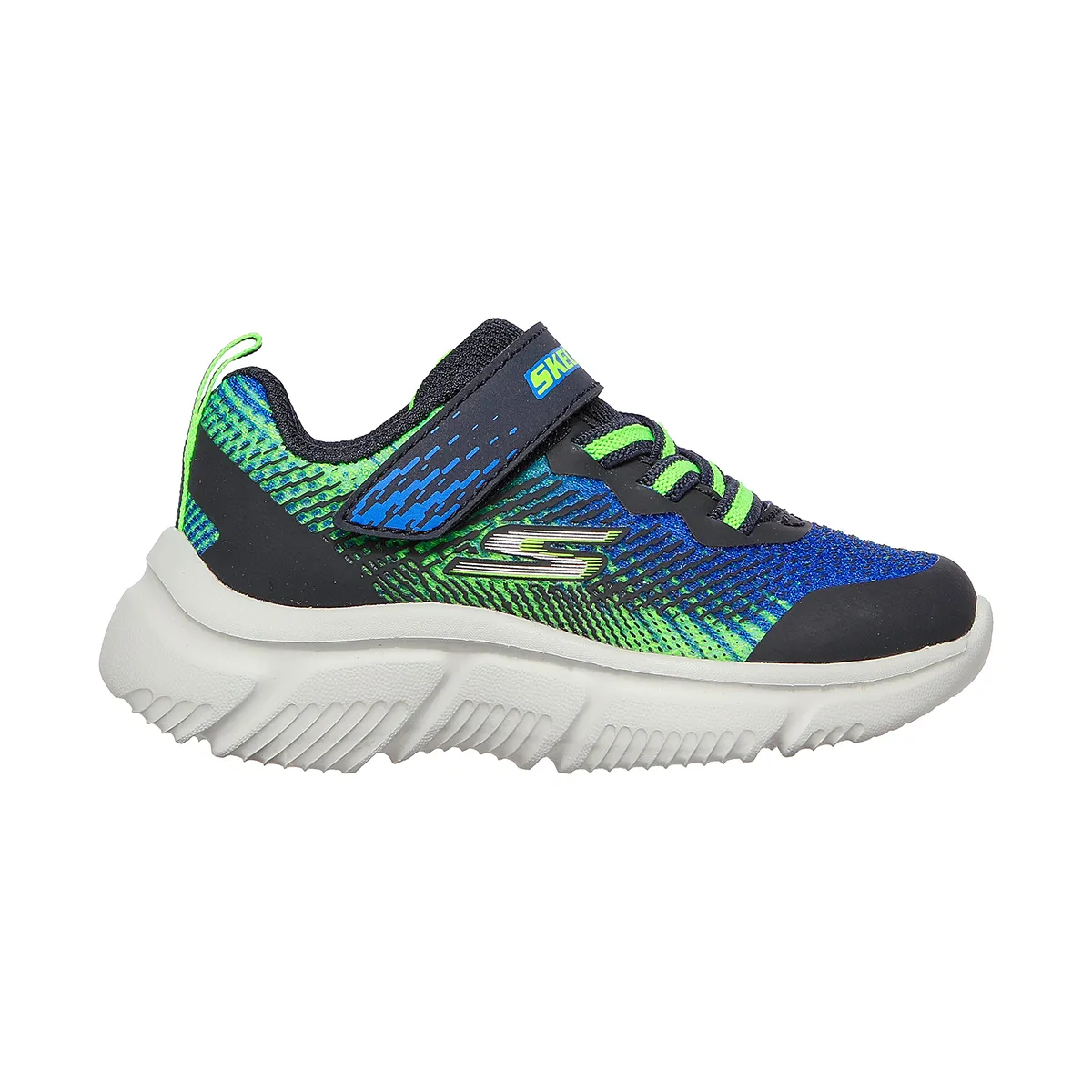 Skechers Running Running Shoes For Kids, Navy & Lime