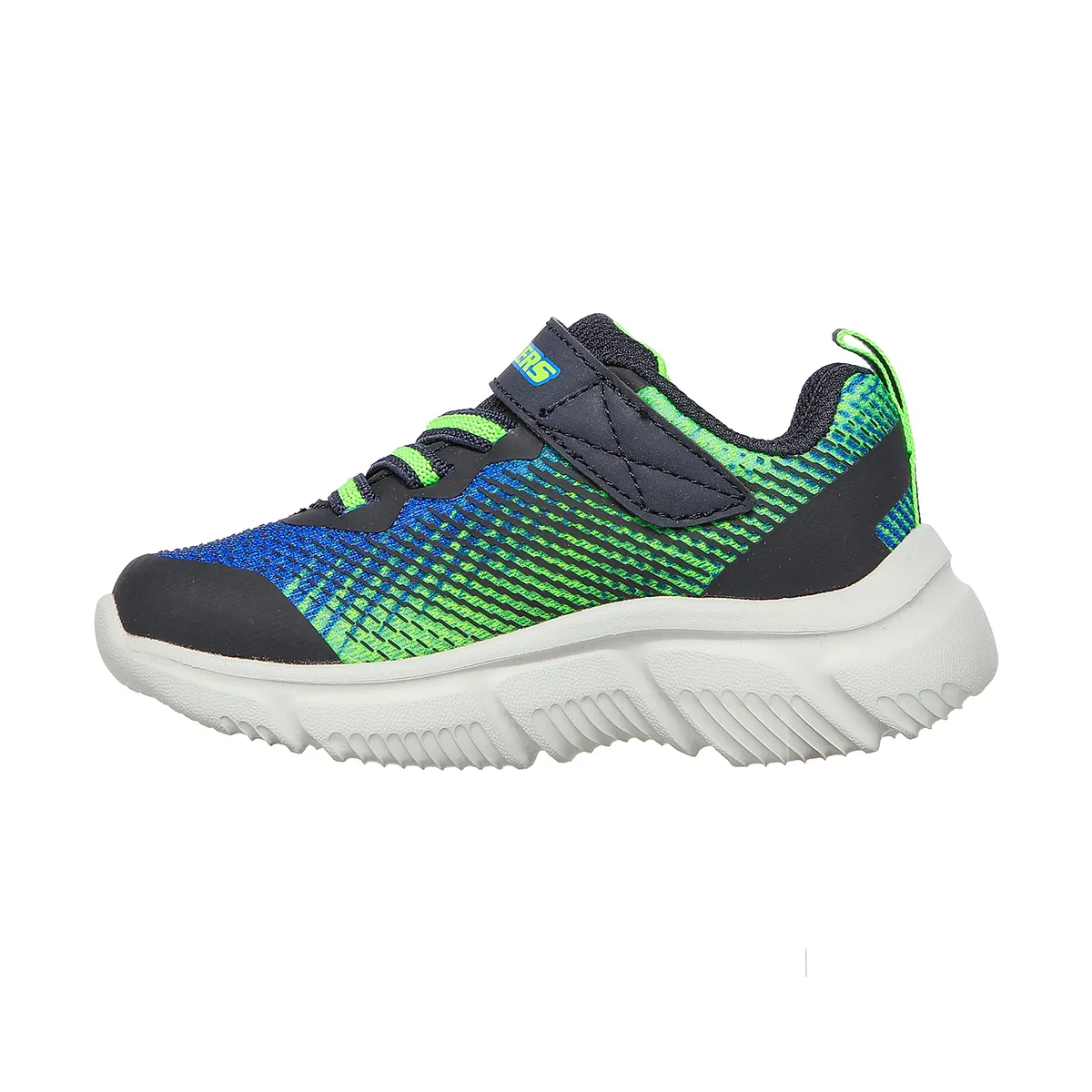 Skechers Running Running Shoes For Kids, Navy & Lime